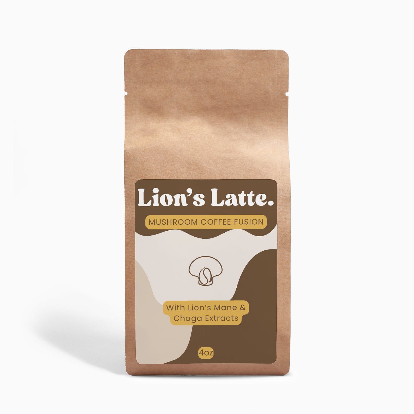 Mushroom Coffee Fusion - Lion’s Mane & Chaga 4oz