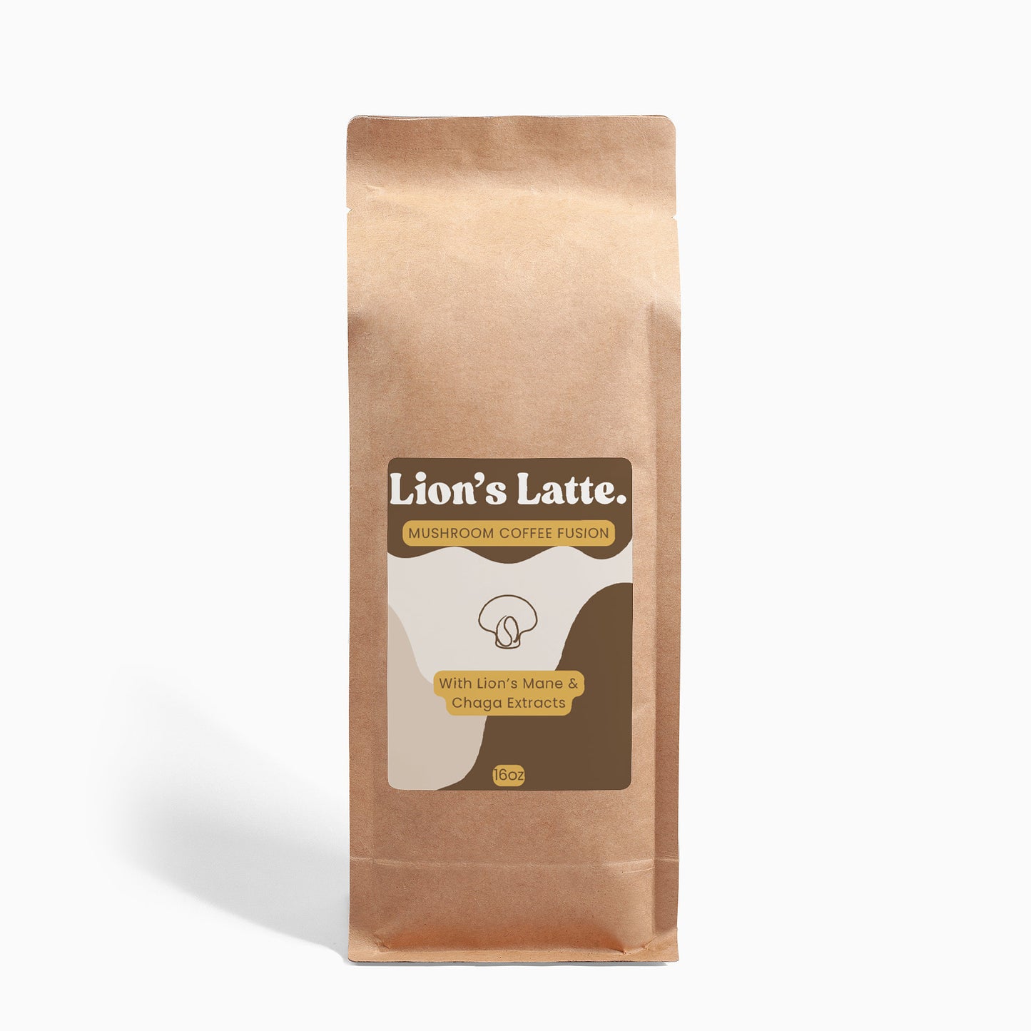 Mushroom Coffee Fusion - Lion’s Mane & Chaga 16oz